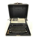 Vintage Royal Portable type writer