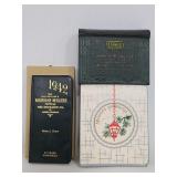 Vintage advertising planner and desk calendar