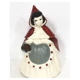 Vintage Little Red Riding Hood cookie jar