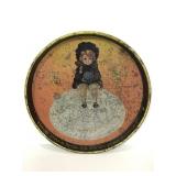 Vintage Fairy Soap circular tin tray