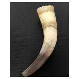 Vintage hollow bull horn