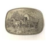 1976 Bicentennial Wagon Train belt buckle