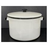 Porcelain aluminum white Dutch oven pot