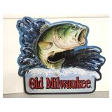 Old Milwaukee vintage tin sign