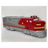 Lionel Santa Fe locomotive ceramic cookie jar