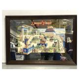 Budweiser Hanging Garden of Babylon mirror sign