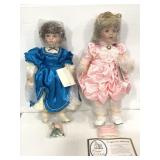 Court of Dolls Danielle and Miss Hilda w/ boxes