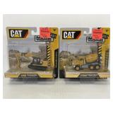 CAT Metal Machines diecast excavator & mixer