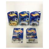 Lot of 5 hot wheels cars in package