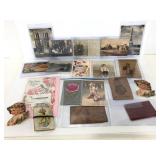 Antique/ vintage pictures and postcards lot