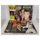 Six vintage Elvis Presley magazines