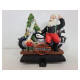 Harley-Davidson Santa Christmas stocking holder