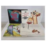 Four Calvin and Hobbes books