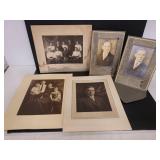 Antique family portraits