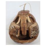 Vintage carved cocnut elegant