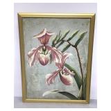 Large painted flower bloom with embellishments