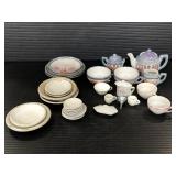 Vintage ceramic petite tea party accessories