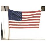 Annin & Co. American flag on wood pole