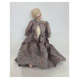 Vintage porcelain grandma doll