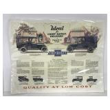 Vintage Chevrolet promotional poster reprint