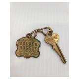 Golden Nugget Gambling hall Las Vegas keychain