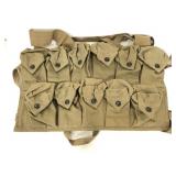 Vintage H.H.&Co. canvas war ammo wearable holder