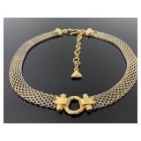 Vintage LCI Liz Claiborne mesh necklace