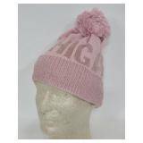 Pink Robin Ruth Michigan beanie