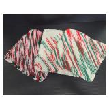 Three crochet Christmas color potholders