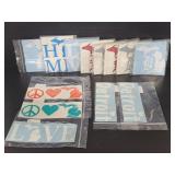 Lot of assorted home/Michigan decal stickers
