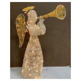 Light-up Christmas angel yard decor
