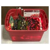 Lot of new & vintage pearlized globe string lights