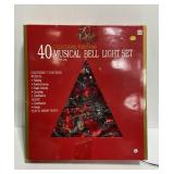 Vintage musical bell string light set