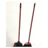 Cedar and Libman red broom sticks