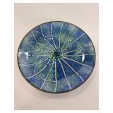 Enameled metal trinket dish