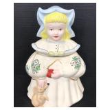 McCoy vintage ceramic sweet girl cookie jar