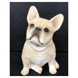 Sandicast cream colored French Bulldog sculpture