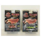 Pair of racing champions hot rod cars in package