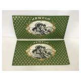 Pair of vintage Jewelo cigar box liners