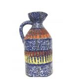 Glazed pottery pitcher made in Italy