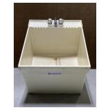 Utilatub laundry room utility sink w/ faucet