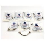 Eight Hickory Hardware drawer pulls in packages