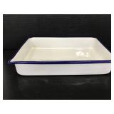 Vintage enameled pan