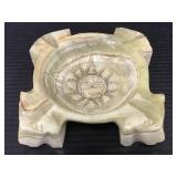 Carved stone ashtray