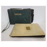 Two vintage photo albums of photos