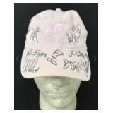 Pink autographed Detroit Red Wings hat