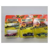 Three sealed Matchbox cars