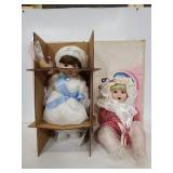 Two Tiny Treasures porcelain dolls