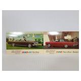 Two 1965 Rambler Ambassador car postcards