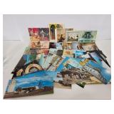 Collection of art and scenic postcards